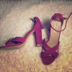 Magenta Steve Madden heels